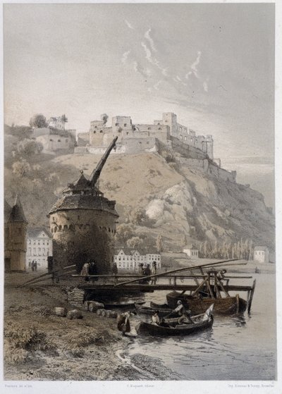 Kasteel Saint Coar en Rheinfelds door Francois Stroobant