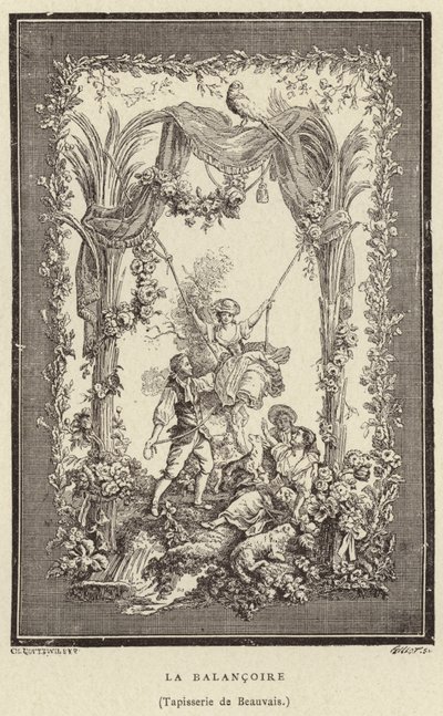 De Schommel door Francois (after) Boucher