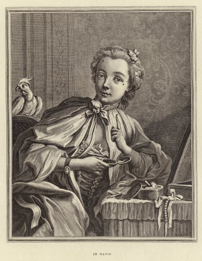 De Ochtend door Francois (after) Boucher