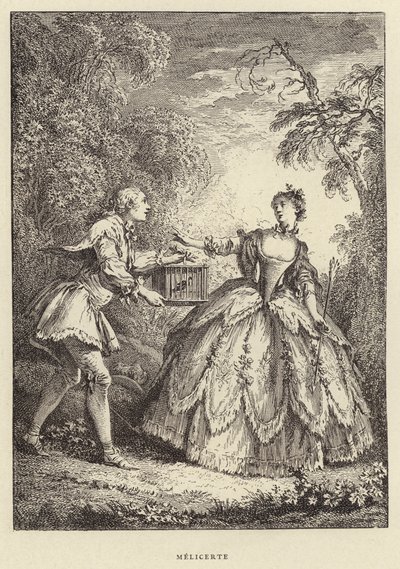 Melicerte door Francois (after) Boucher
