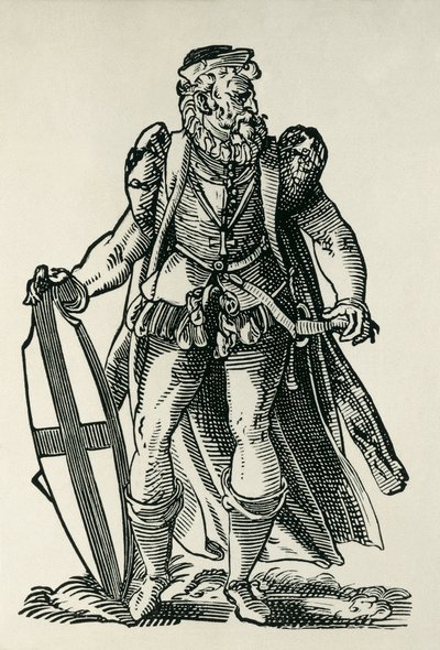 Ridder van de Teutoonse Orde. Illustratie op 