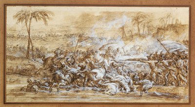 De slag bij de piramiden, Napoleon zegevierde ... door François André Vincent