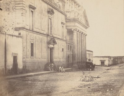 [Klooster in La Cruz], 1867 door Francois Aubert