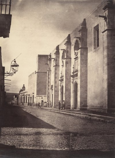 [De scène van de executie van keizer Maximiliaan I van Mexico], 1867 door Francois Aubert