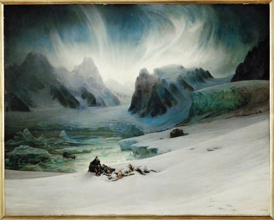 Magdalena Baai, gezien vanaf het schiereiland van de graven ... door François Auguste Biard