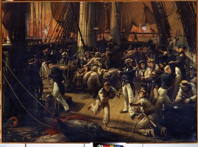 Voorbereidingen voor het enteren door François Auguste Biard