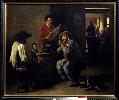 Interieur van een cabaret door François Bonvin
