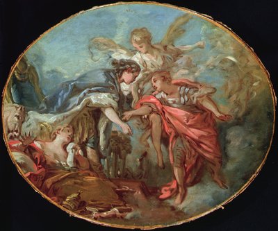 Allegorie van de Vrede van Aken door François Boucher