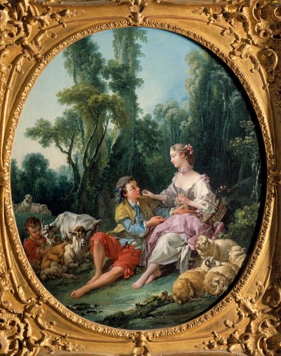 Denken ze aan druiven? 1746 door François Boucher
