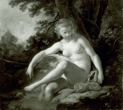 Zwemmende Nimf door François Boucher
