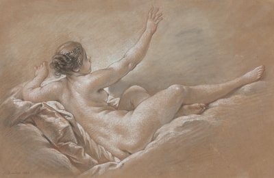 Danae krijgt de gouden douche door François Boucher