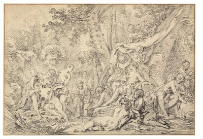 Diana en Callisto door François Boucher