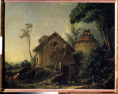 De windmolen door François Boucher
