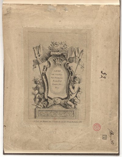 Boek over vazen van François Boucher door François Boucher