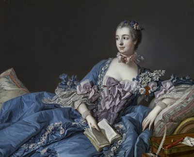 Madame de Pompadour (Jeanne-Antoinette Poisson; 1721-1764) door François Boucher