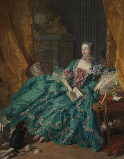 Madame de Pompadour door François Boucher