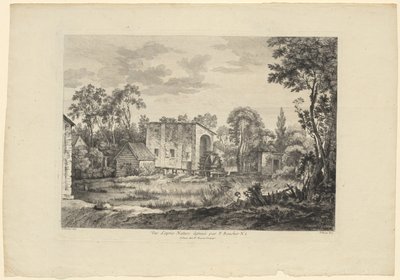 Natuurstudie naar François Boucher (nr. 1) door François Boucher