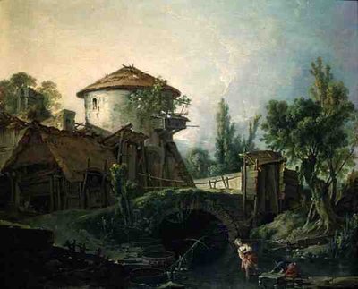 De molen door François Boucher