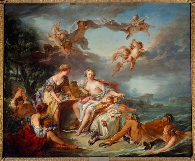 De ontvoering van Europa. door François Boucher