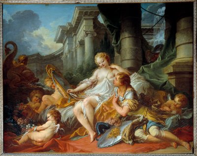 De liefde van Renaud en Armide door François Boucher