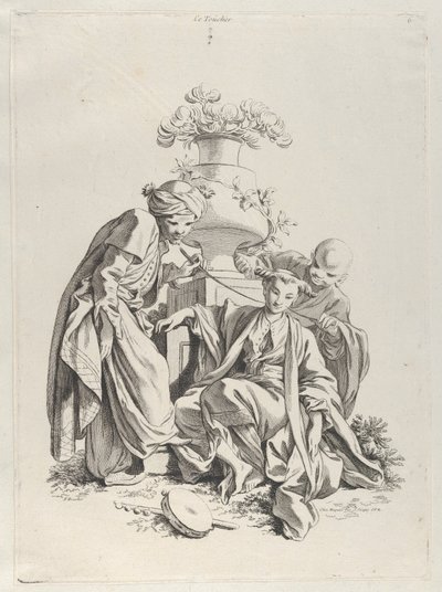 Aanraking, uit De vijf zintuigen door François Boucher
