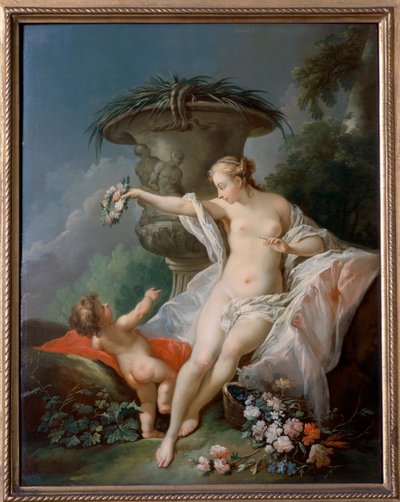 Venus en Cupido door François Boucher