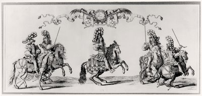 Carrousel voor Lodewijk XIV (1639-1715) c.1662 door Francois Chauveau