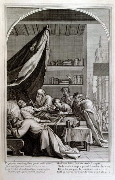 Gravure door Francois Chauveau 1680 