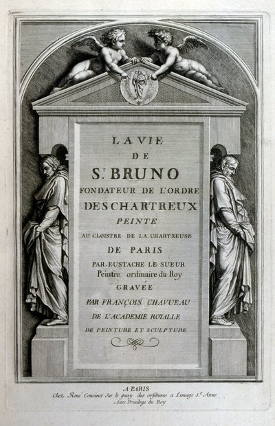 Gravure door Francois Chauveau 1680 