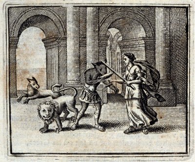 De metgezellen van Ulysses. Fabels door Jean de La Fontaine (1621-95). Illustratie door François Chauveau (1613-1676). Editie van 1728. door Francois Chauveau