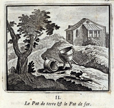 De Aarden Pot en de IJzeren Pot door Francois Chauveau