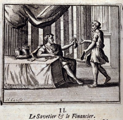 De Schoenmaker en de Vinder door Francois Chauveau