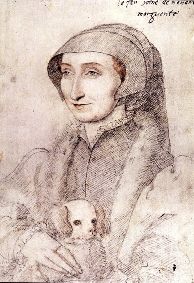 Margaretha van Navarra (1523-1574) door François Clouet