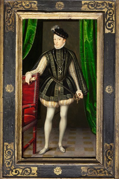 Portret van Charles IX (1550-1574), tweede zoon van Hendrik II en Catharina de