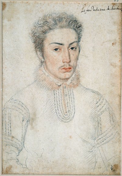 Portret van Francois de Vendome, vidame de Chartres door François Clouet