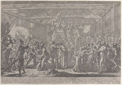 De Martelaren van Gorcum, 1630-87 door Francois Collignon