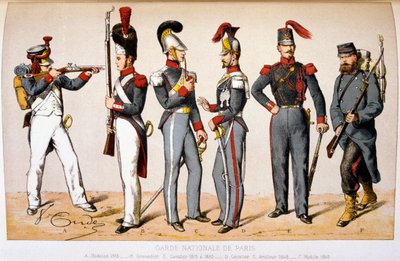Garde Nationale de Paris door Francois Cudet