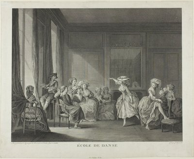 Dansschool door Francois Dequevauviller