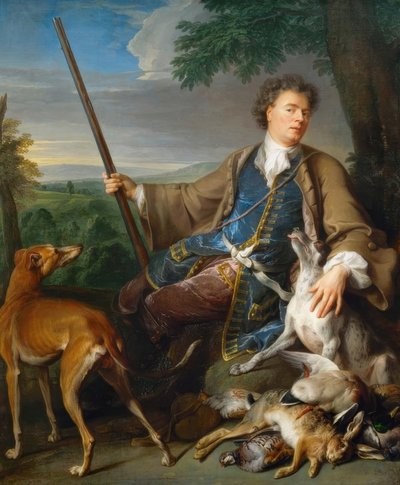Zelfportret als jager door Francois Desportes