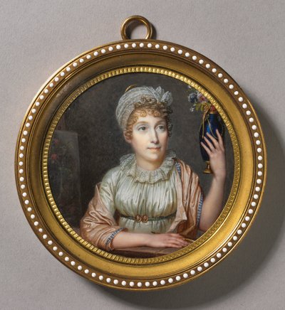 Portret van Anne Vallayer-Coster, 1804 door Francois Dumont
