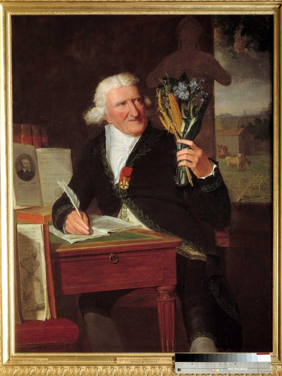 Portret van Antoine Augustin, Baron Parmentier (1737-1813) door Francois Dumont