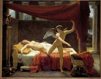 Liefde en Psyche door Francois Edouard Picot