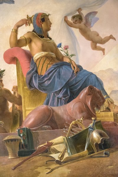 De Studie en Genia Wijden het Oude Egypte aan Griekenland door Francois Edouard Picot