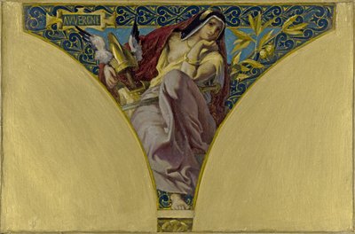 Schets voor de Salle des Fêtes in het Stadhuis van Parijs: L