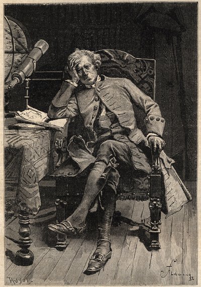 Guy Mannering - 19e eeuw illustratie voor de roman 