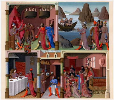 Sergius Orata en andere Romeinen door Francois Fouquet