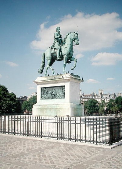 Ruiterstandbeeld van Henri IV (1553-1610) door Francois Frederic Lemot
