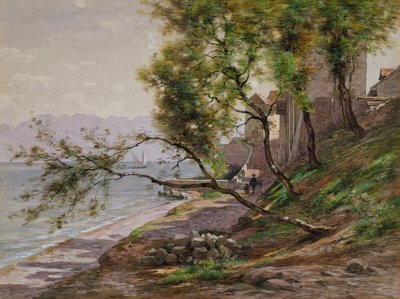 Aan de Rand van het Meer van Genève door Francois Furet