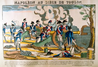 Napoleon bij het Beleg van Toulon door Francois Georgin