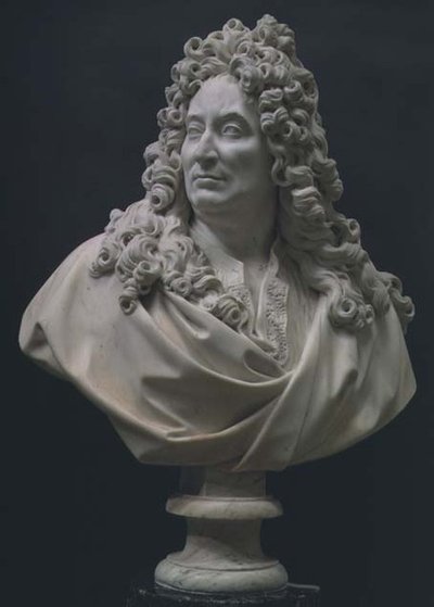 Portretbuste van Nicolas Boileau (1636-1711) door Francois Girardon